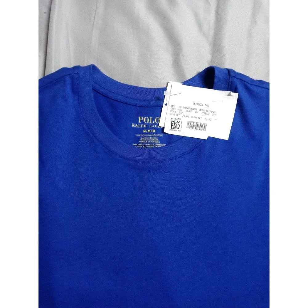 NWT Polo Ralph Lauren Boy's Royal Blue 100% cotton T-shirt Medium